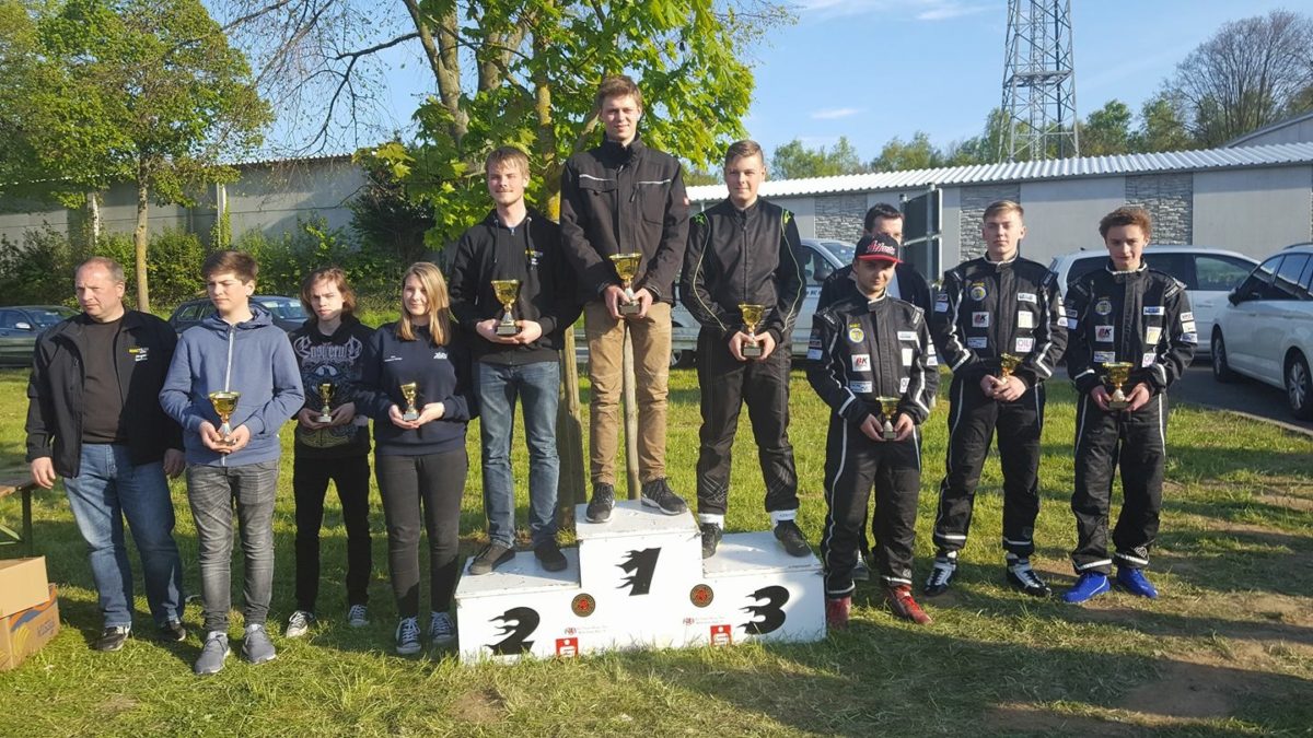 1. Vorlauf Kartslalom beim MSC Soester Börde am 30.4.17